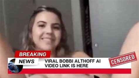 bobbi althoff nudes leak|Bobbi Althoff says she couldnt watch her graphic nude leak